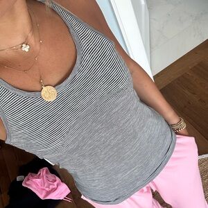 LULULEMON striped tank top size 4